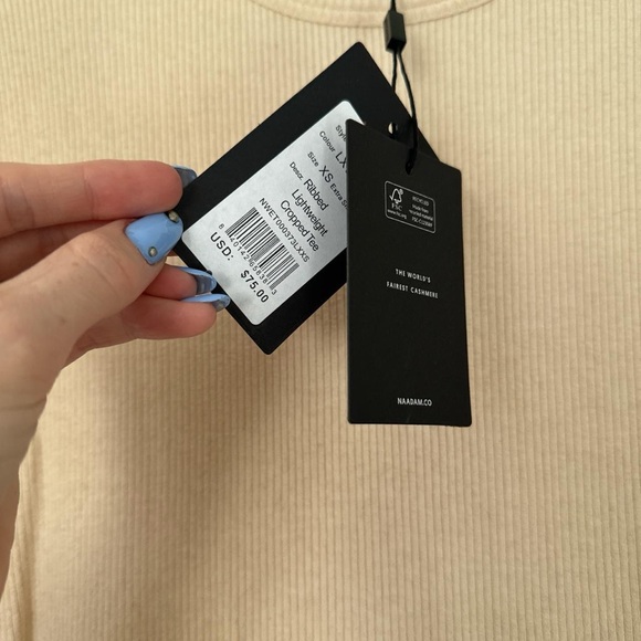 Naadam Ribbed T-Shirt - Picture 2 of 3